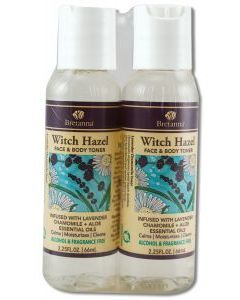 Witch Hazel Toner Lavender Chamomile 2.25 oz Duo Pack